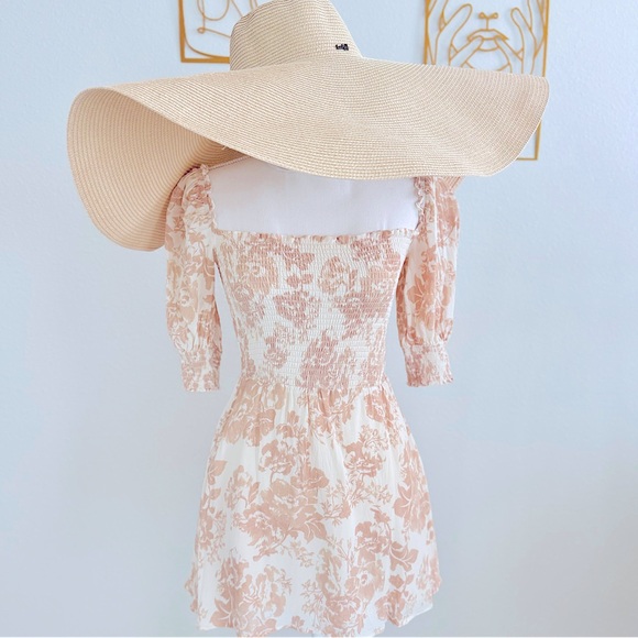 NWT Reformation Elle Mini Dress in Abalone (Size 2) - Picture 6 of 6